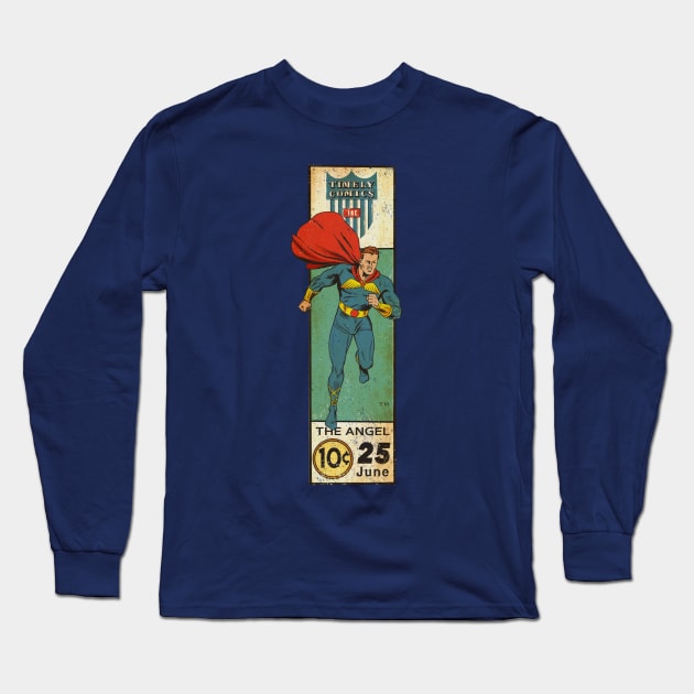 Timely Angel Long Sleeve T-Shirt by ThirteenthFloor